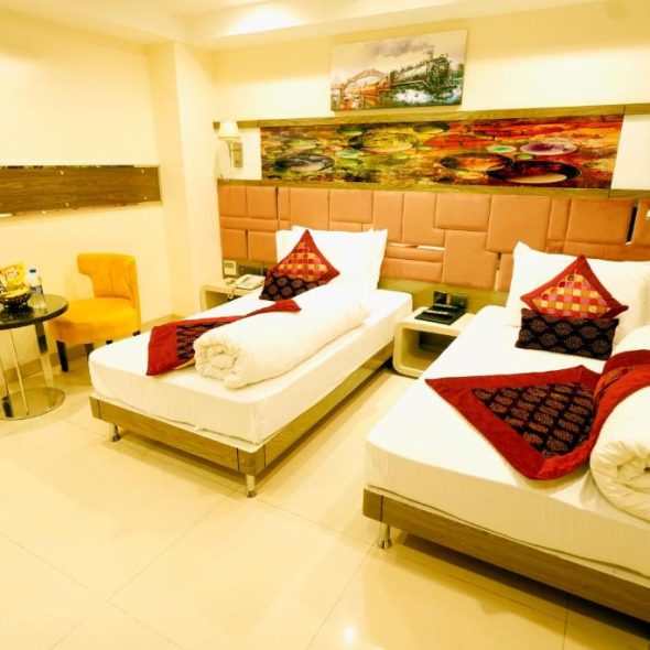 twin double room